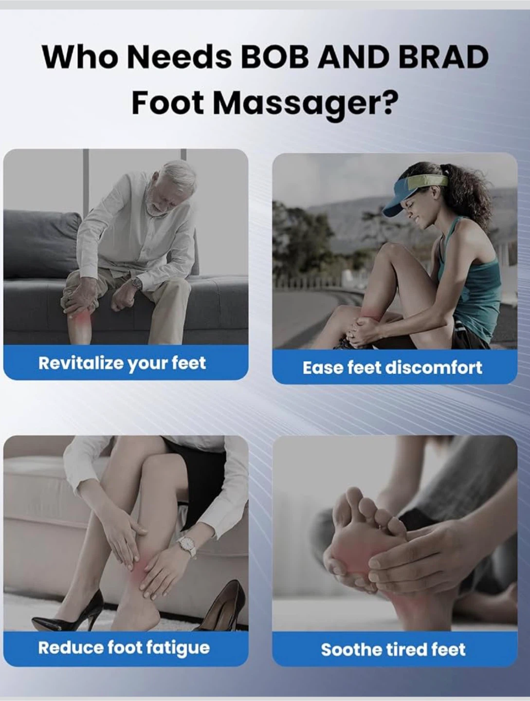 BOB AND BRAD Foot Massager Machine with Heat - photo 4