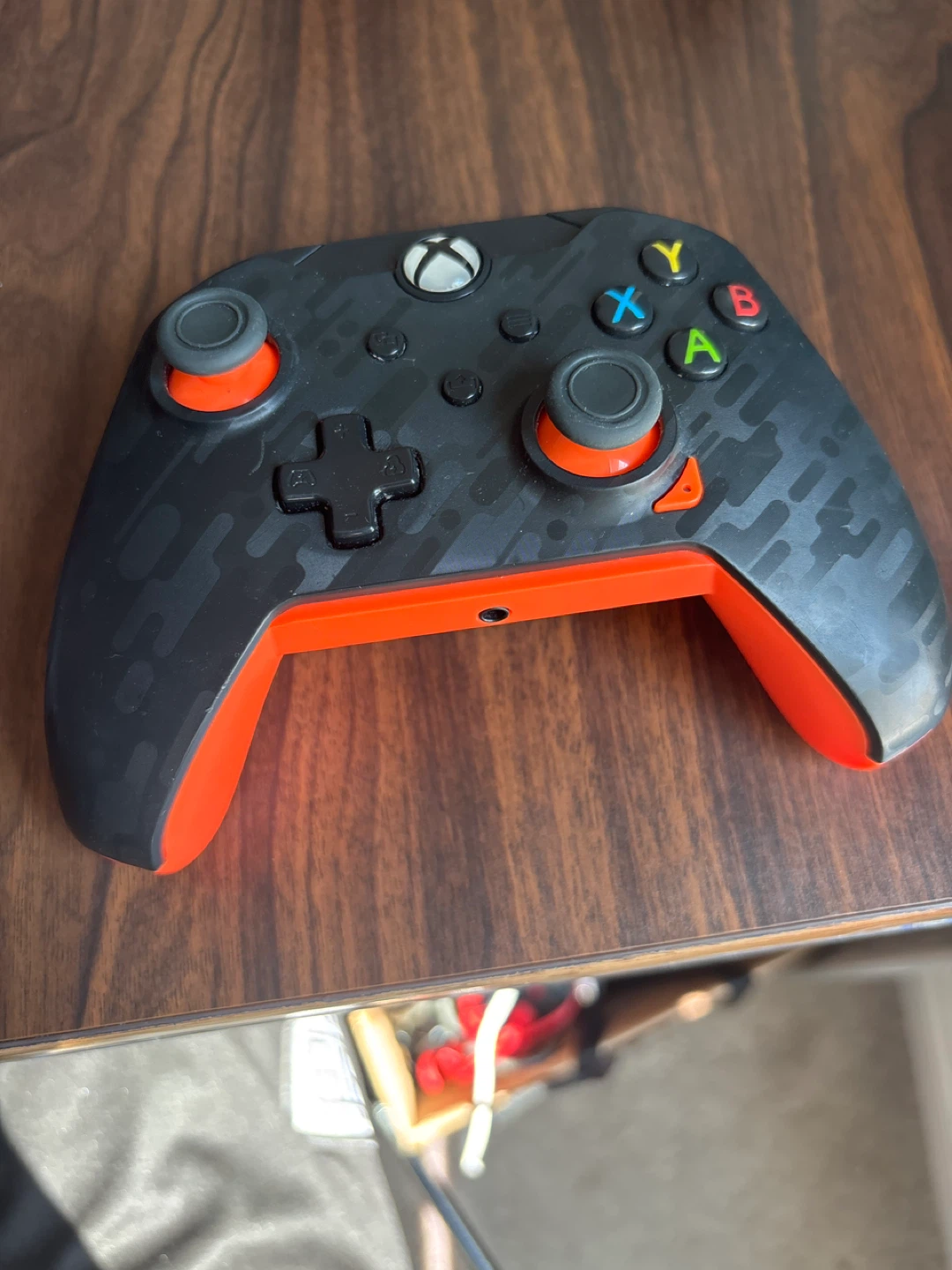 PDP Wired Controller for Xbox Series X|S, Black/Orange