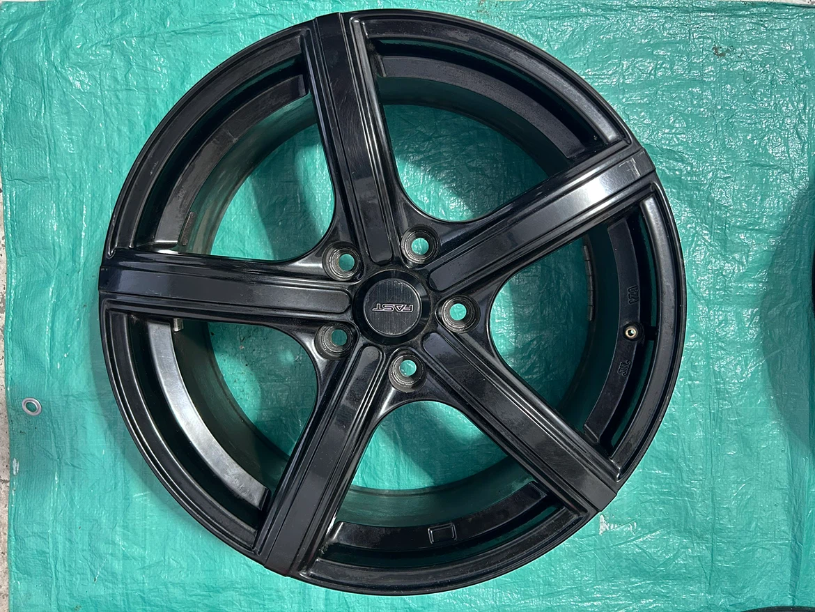 FAST Wheels - “Jet”  |  Black  |  17x7  |  Set of 4 - photo 2