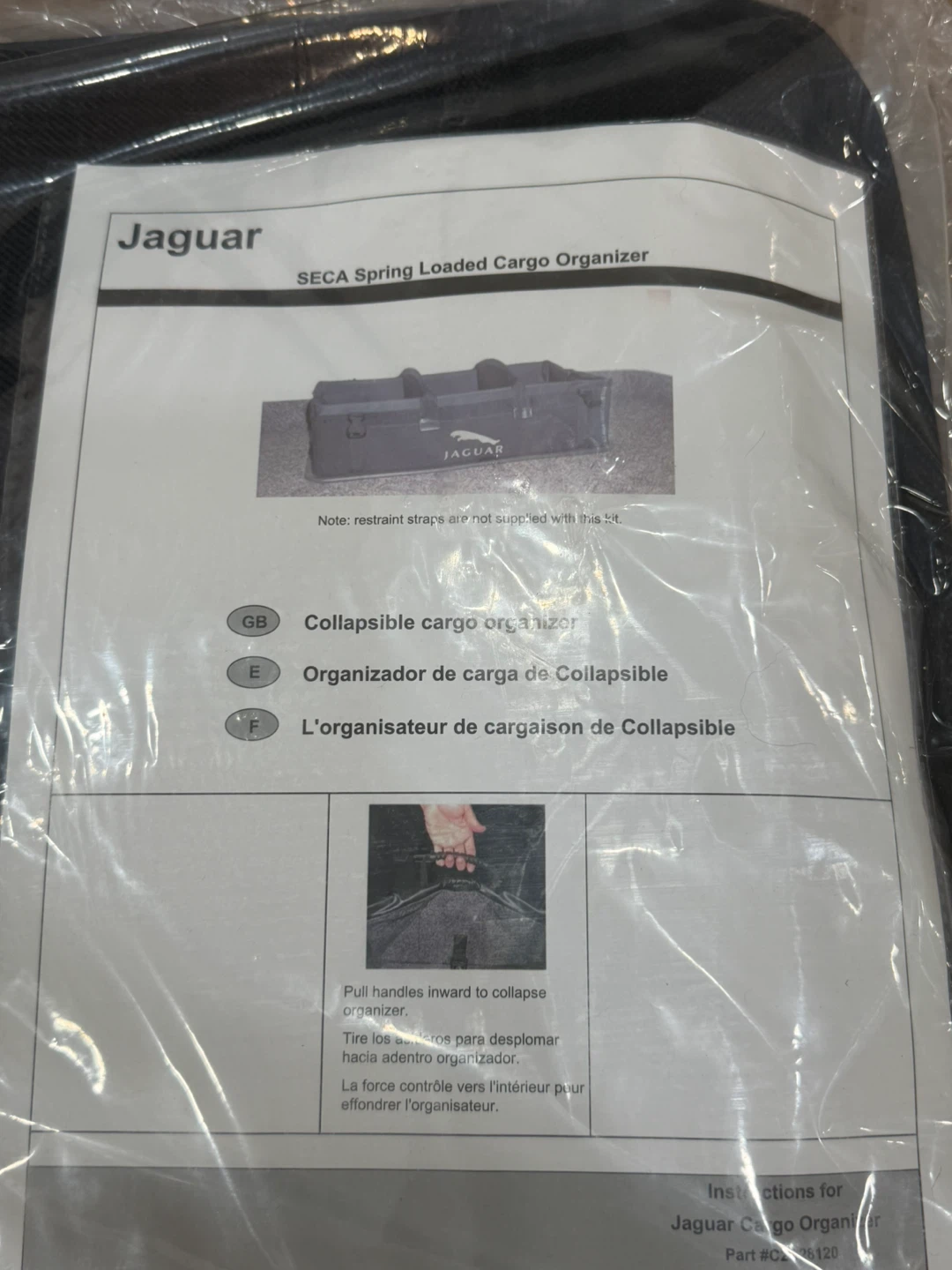Jaguar SECA spring loaded cargo organizer - photo 5
