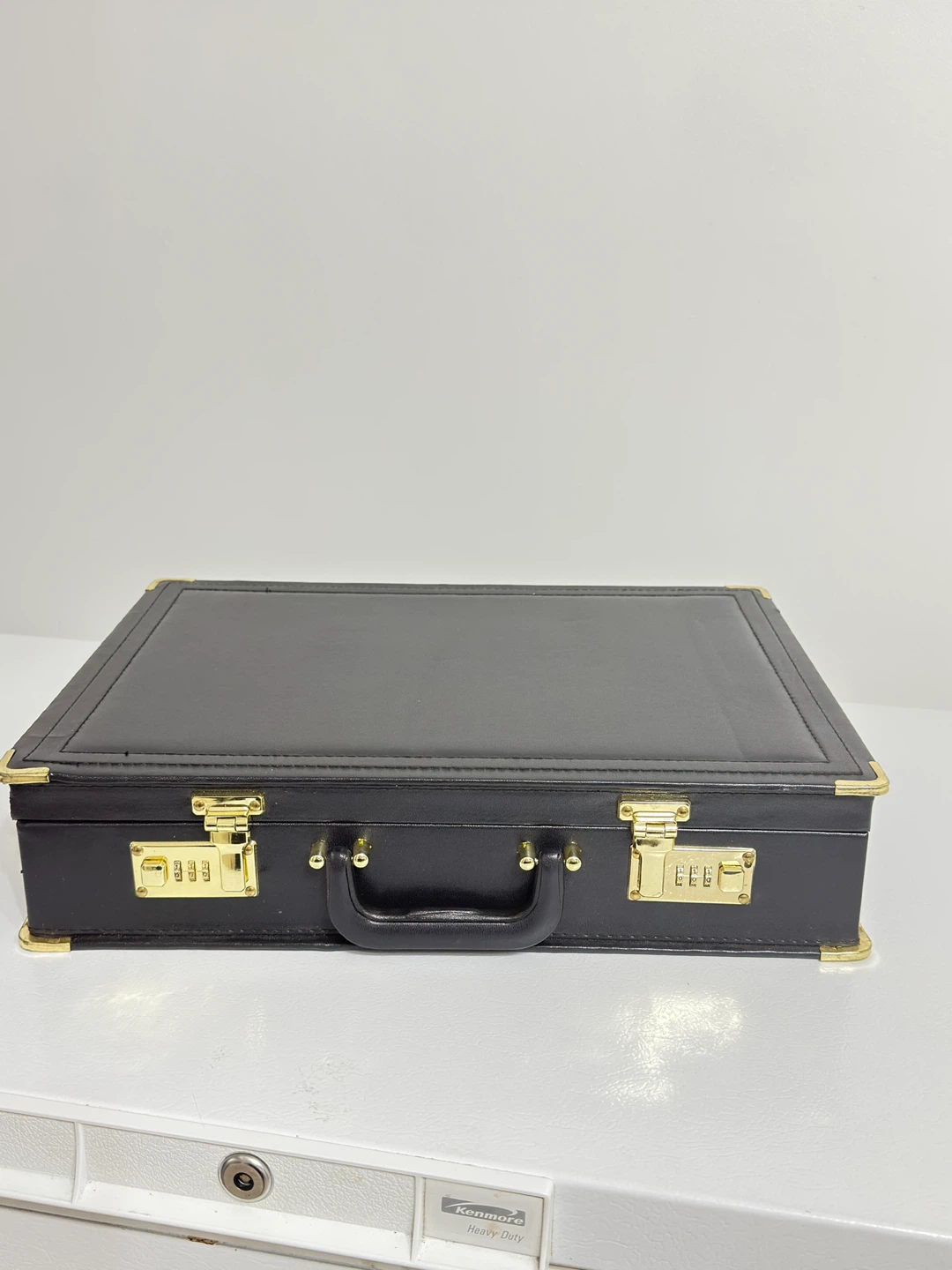 Pegasus Black Briefcase with Combination Locks