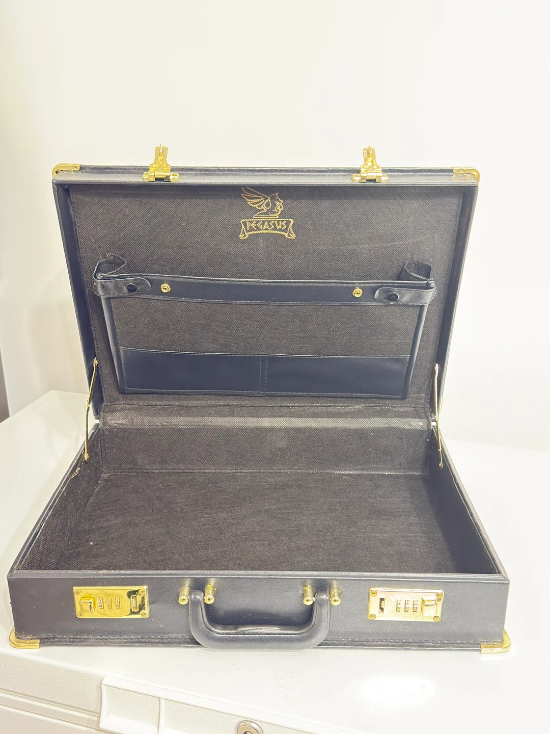 Pegasus Black Briefcase with Combination Locks - photo 5