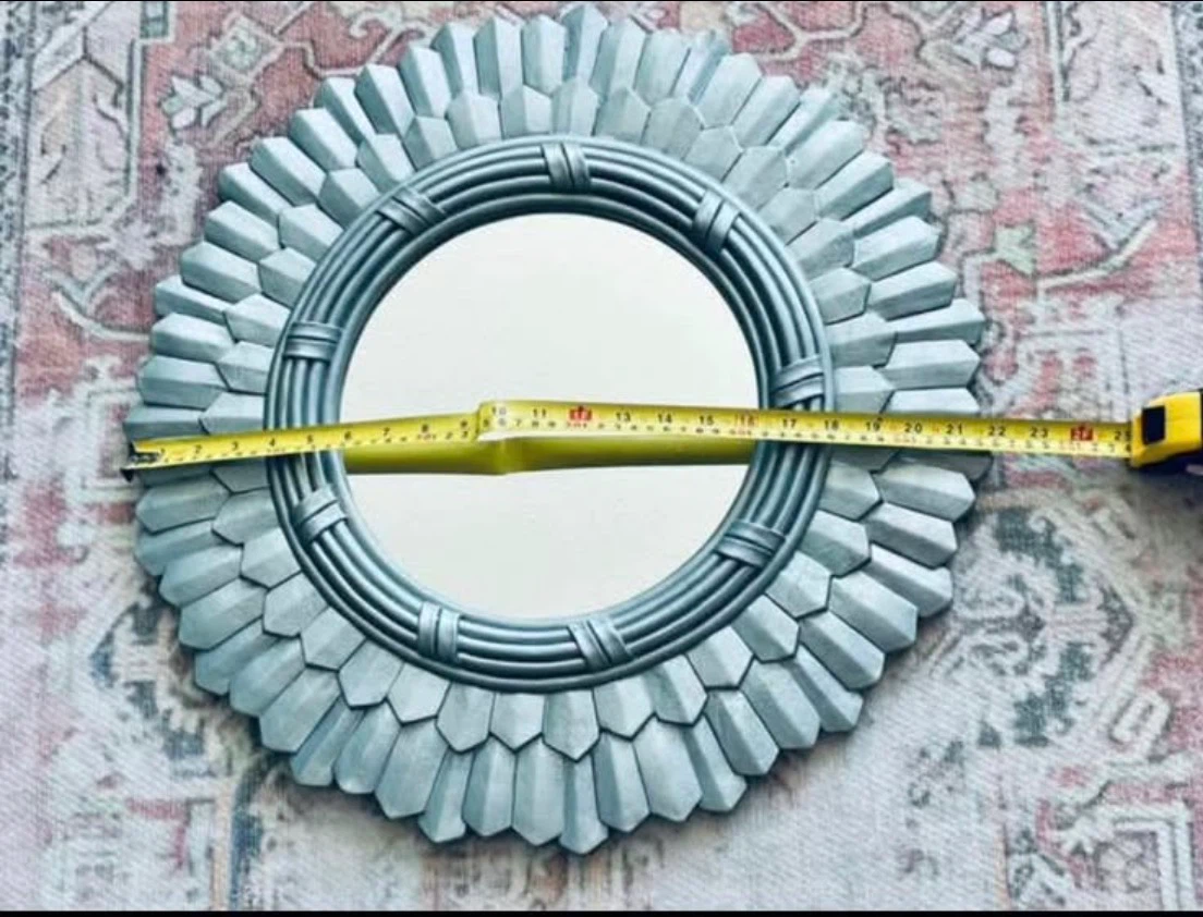 Silver Framed Wall Mirror – Modern Decorative Mirror
