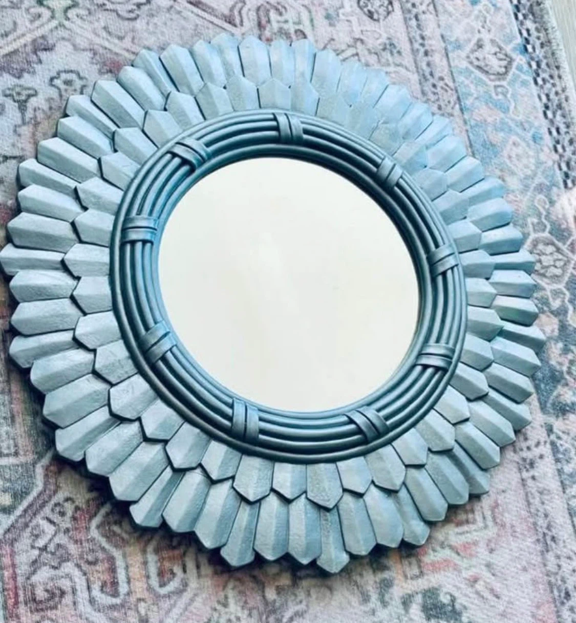 Silver Framed Wall Mirror – Modern Decorative Mirror - photo 2