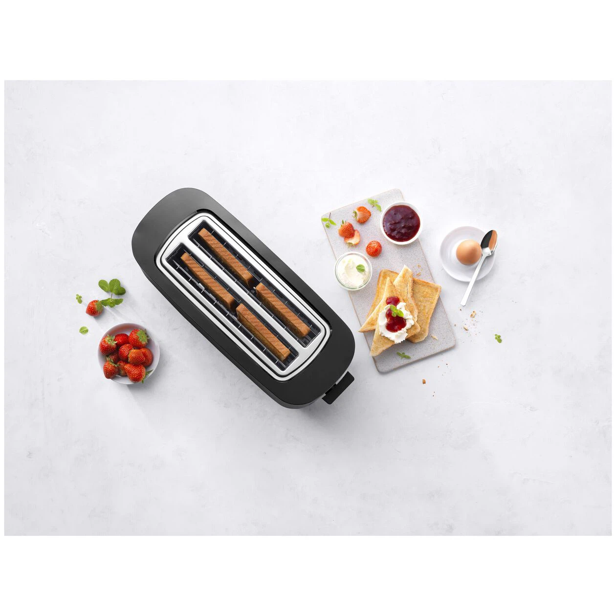 ZWILLING ENFINIGY  |  4-Slice Long XL Toaster  |  Black - photo 5