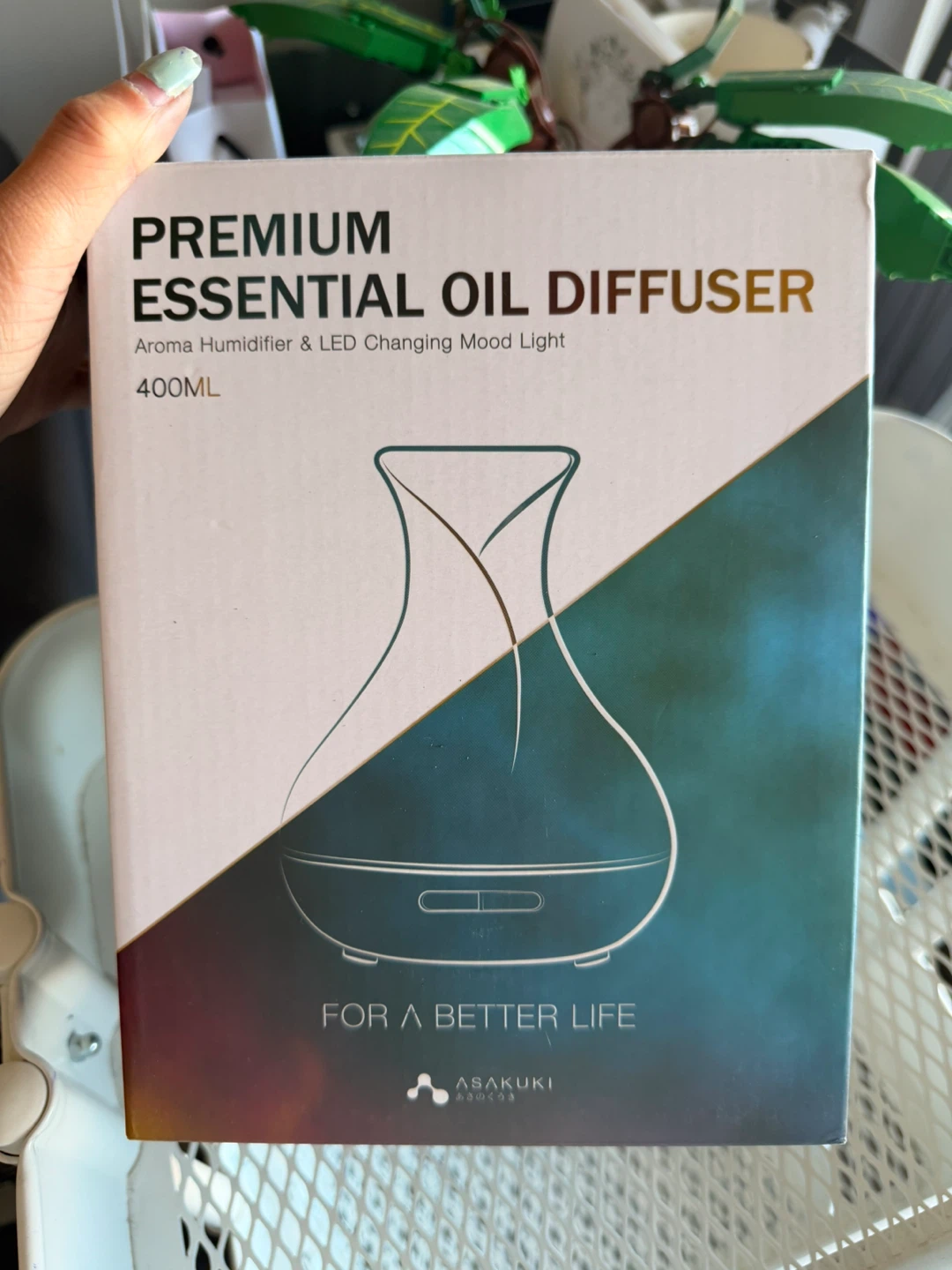 Asakuki Premium Essential Oil Diffuser 400ML