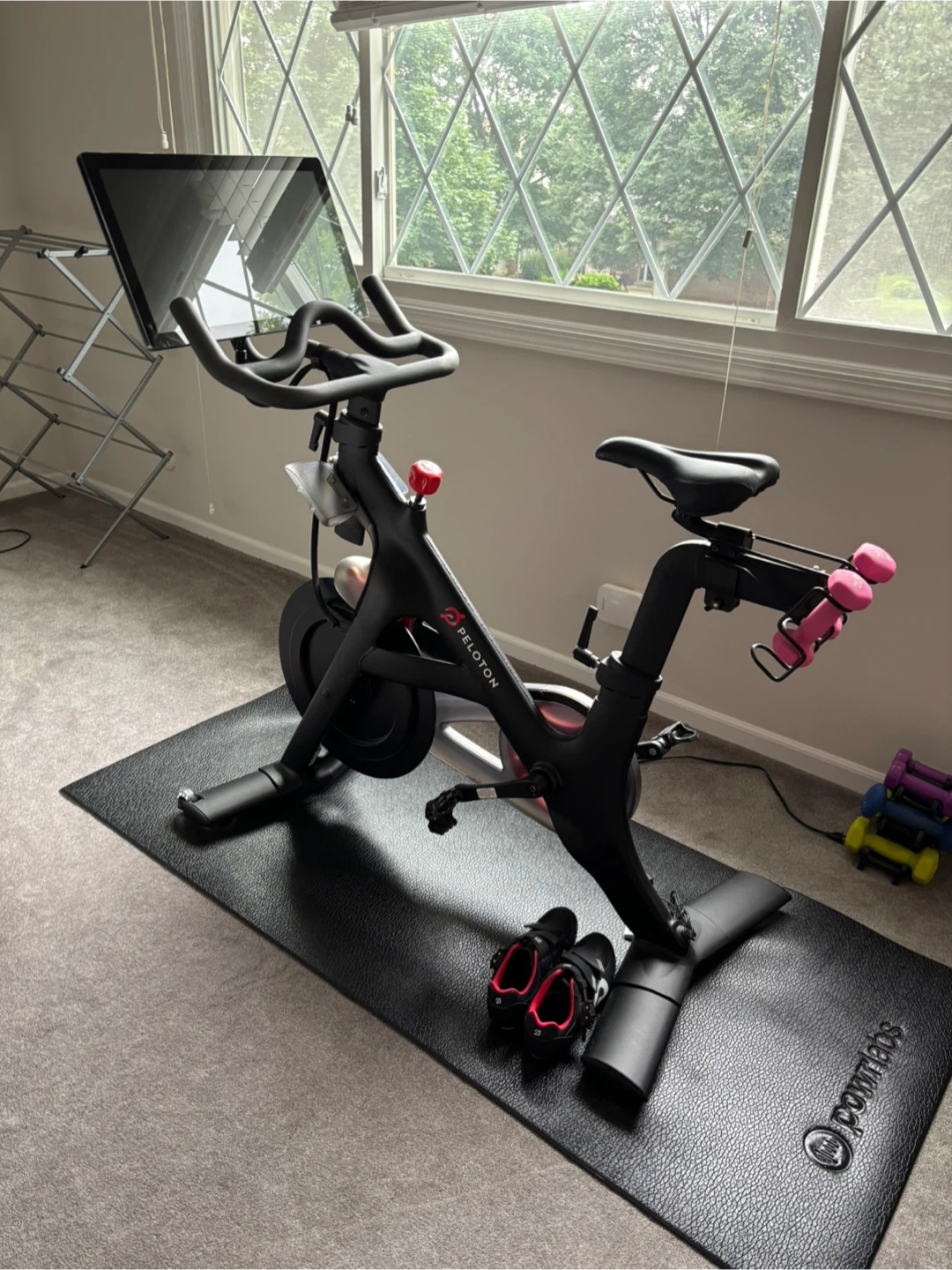 Peloton Bike with Screen and Accessories