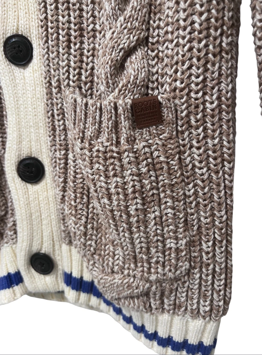 Rare Roots Cabin Knit Cardigan Sweater – Kids Medium (7–8 Years) - photo 3