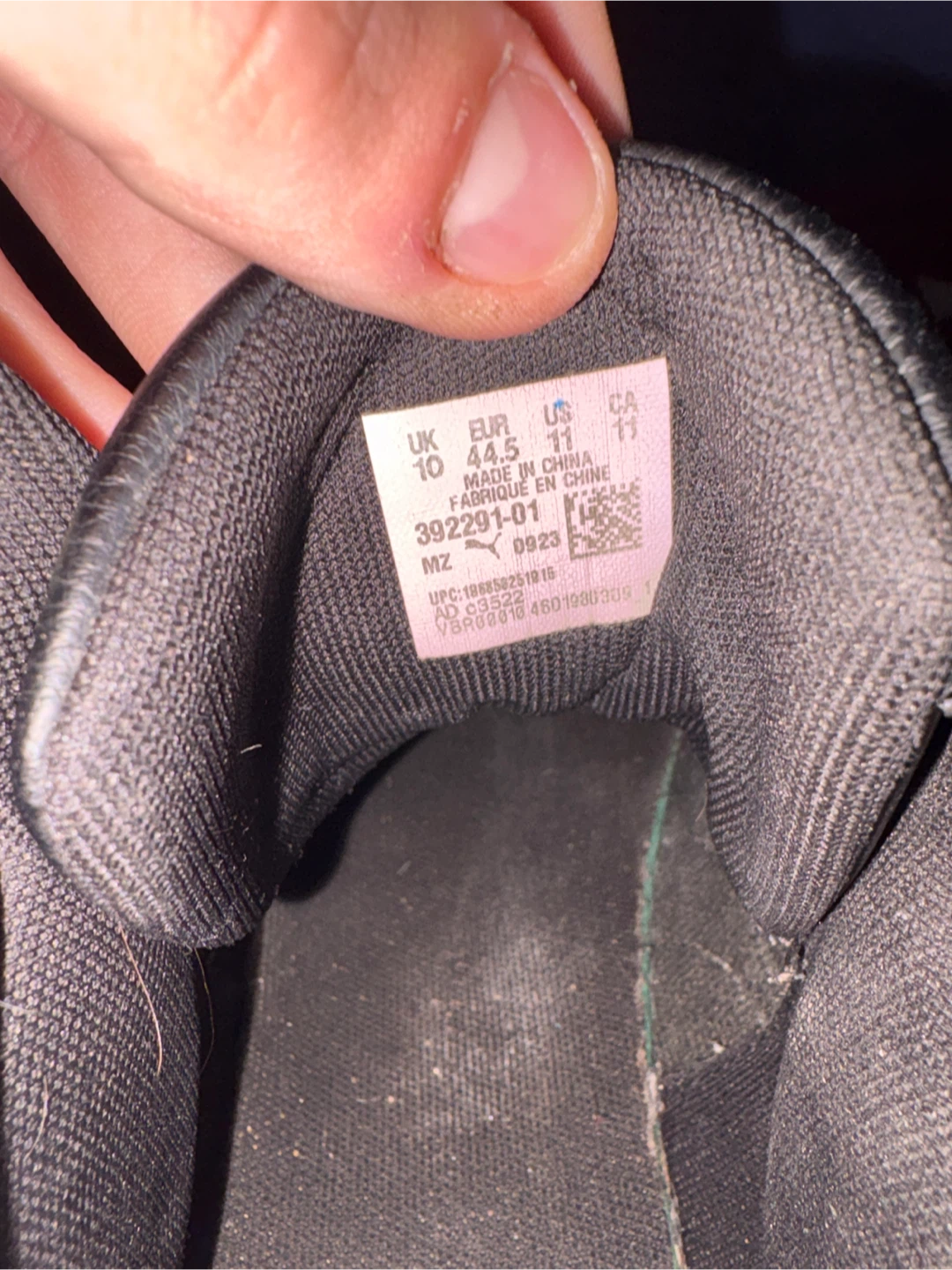 Size 11 Black Puma High-Top Sneakers - photo 3