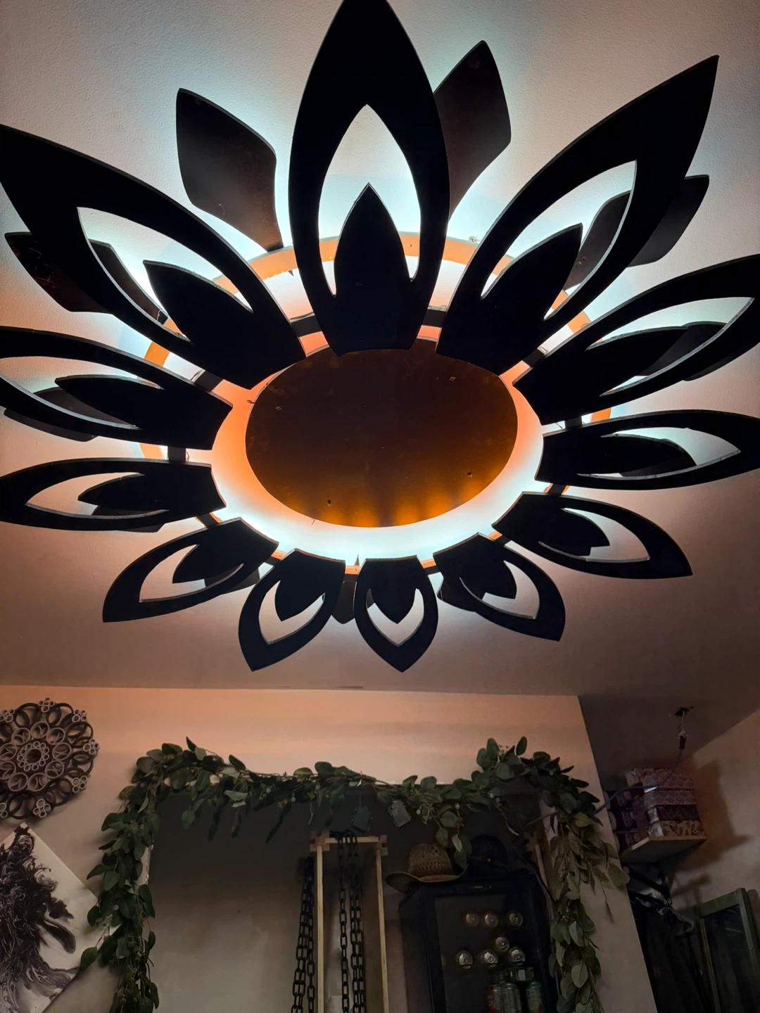 Flower Ceiling Light Fixture