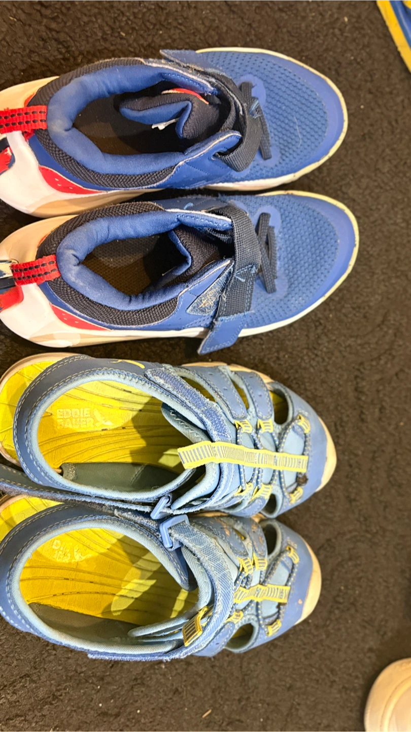 Kids' Blue Runners & Eddie Bauer Sandals Lot - photo 2