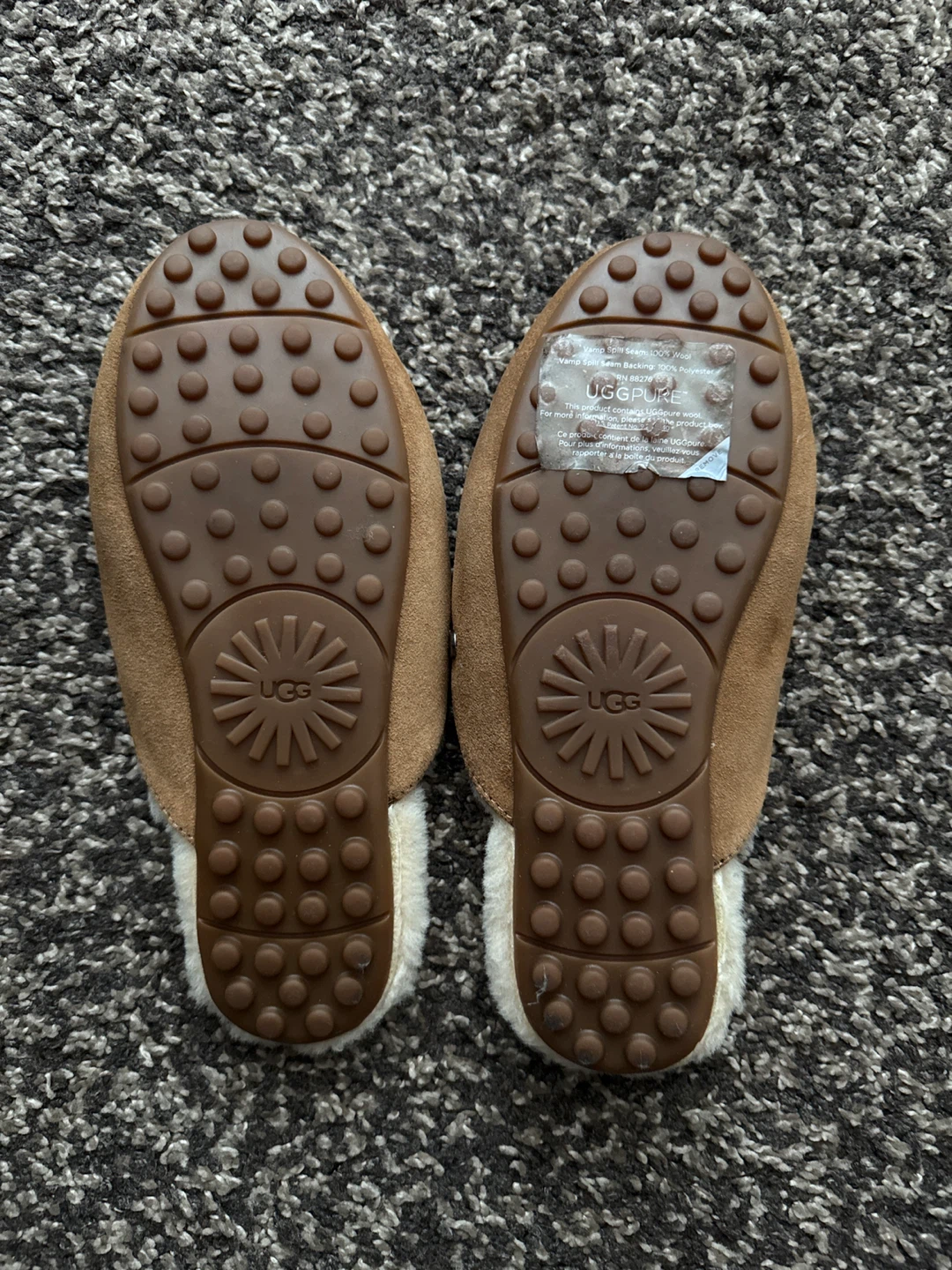 UGG Australia Brown Suede Sheepskin Slippers - photo 2