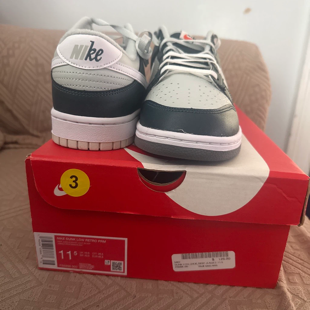 Nike Dunk Low Retro PRM 'Deep Jungle' Sneakers