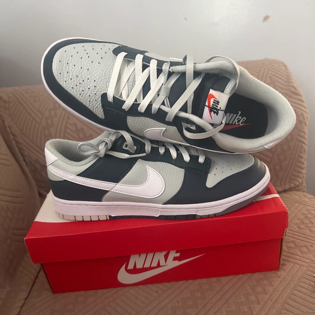 Nike Dunk Low Retro PRM 'Deep Jungle' Sneakers - photo 4