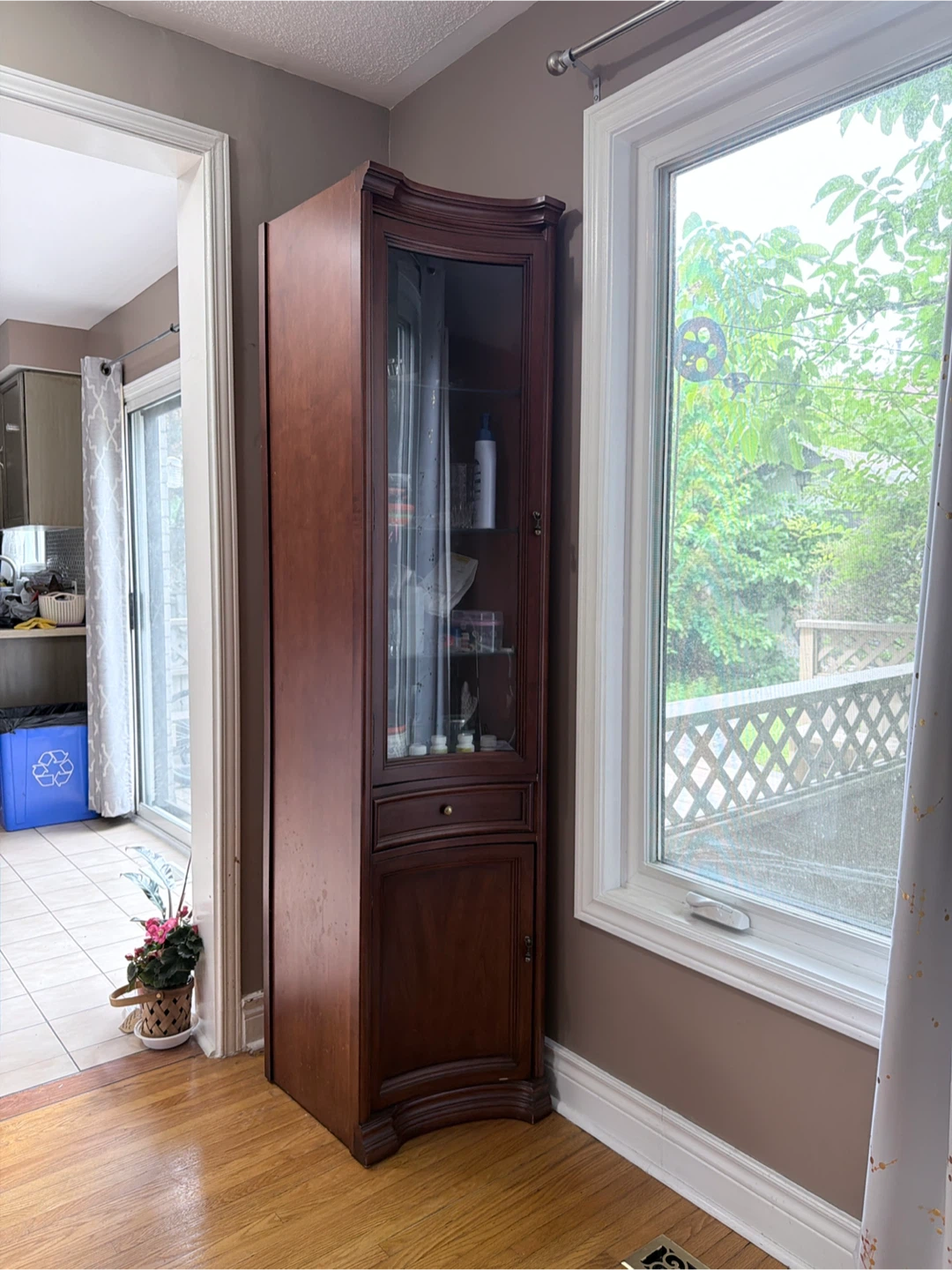 Corner Display Cabinet