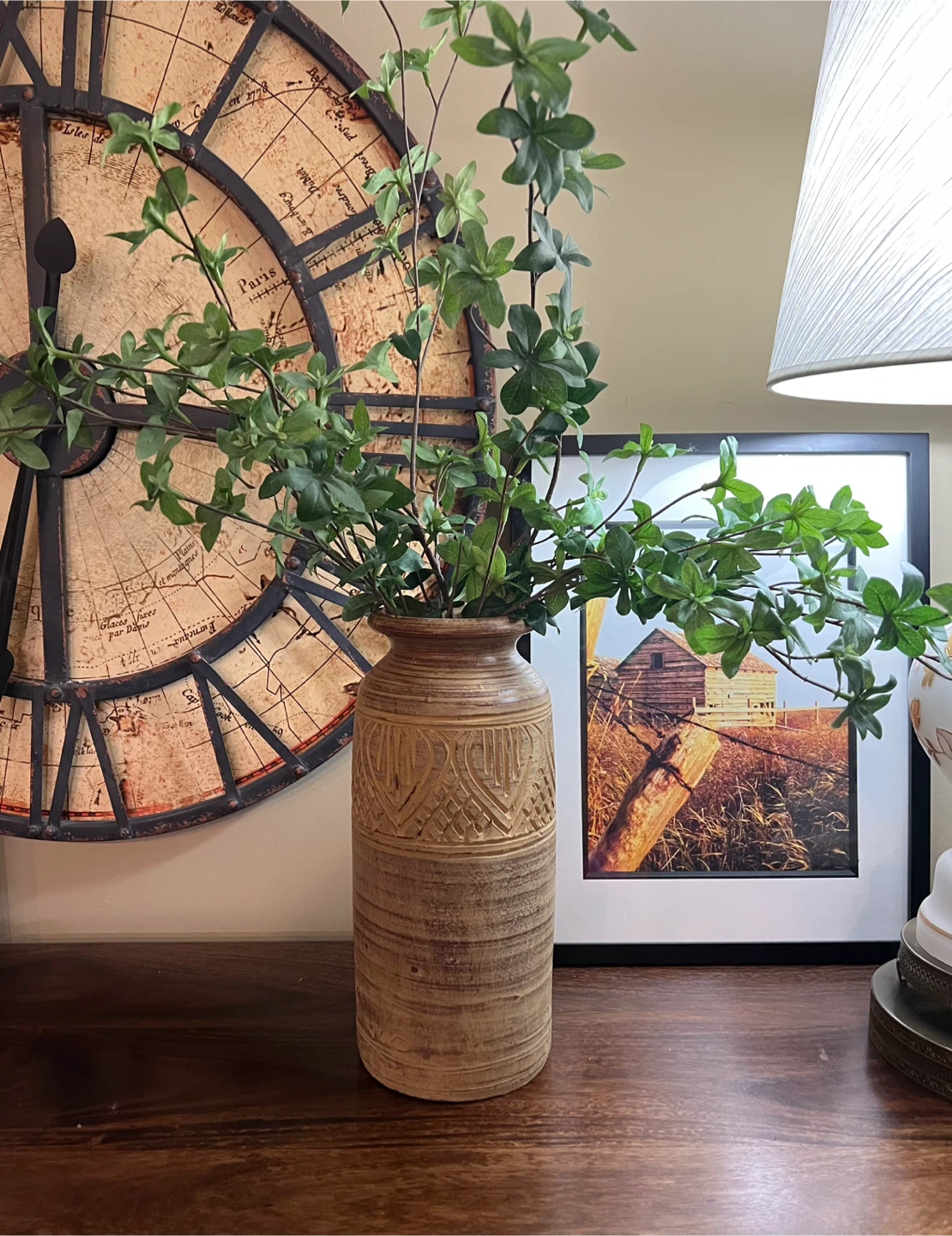 Vintage Style Earthy Terracotta Pottery Vase - photo 5