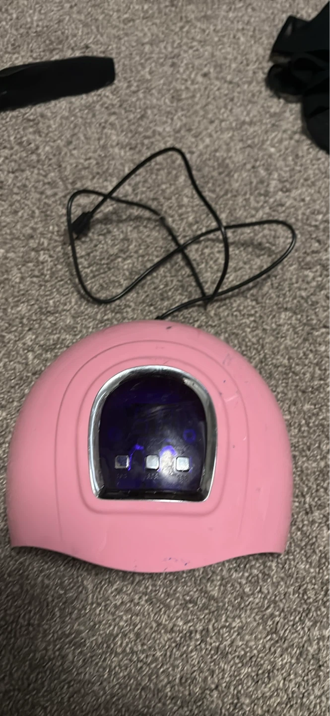 Pink UV LED Nail Lamp Dryer