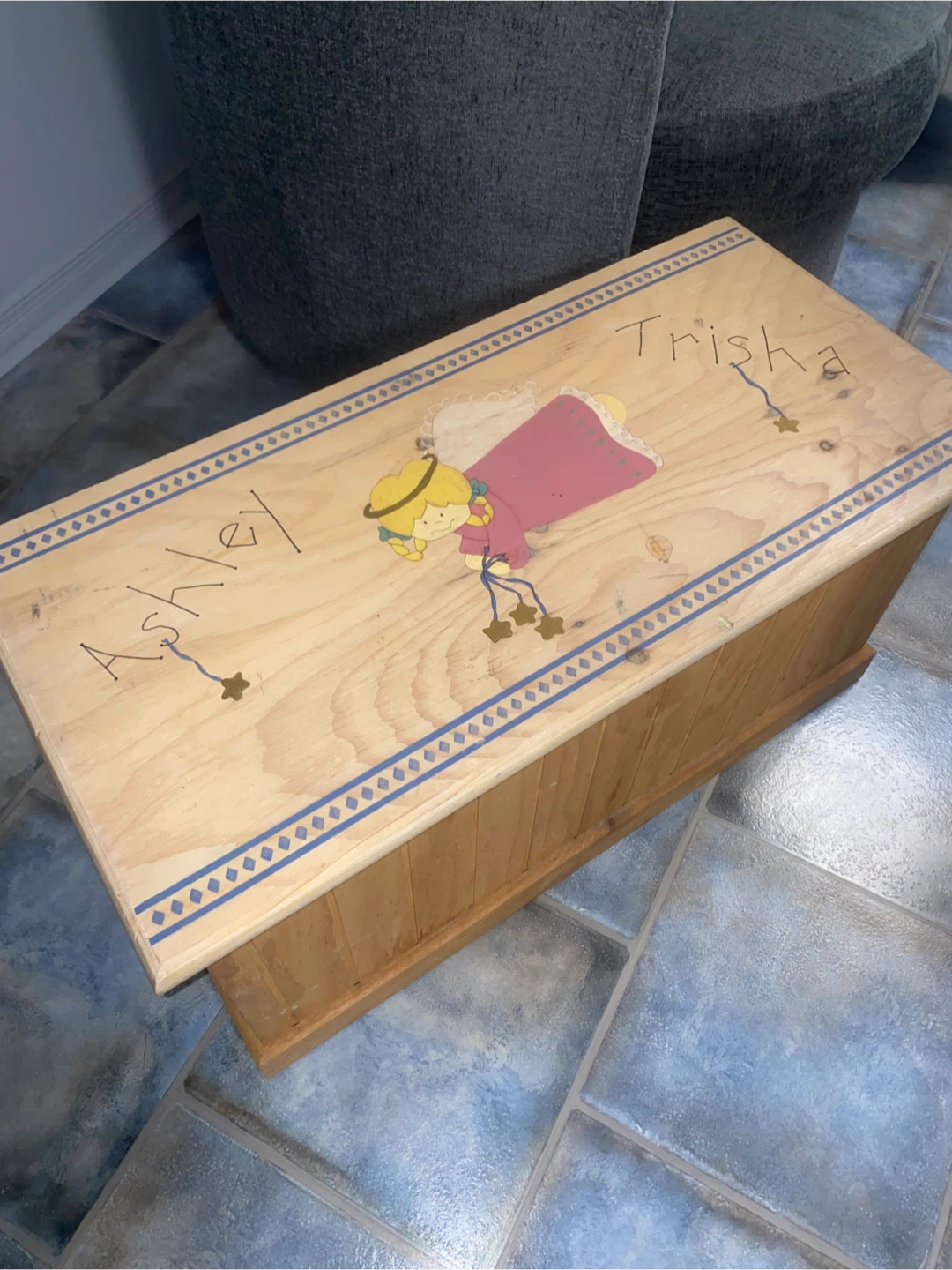 Wooden Toy Chest