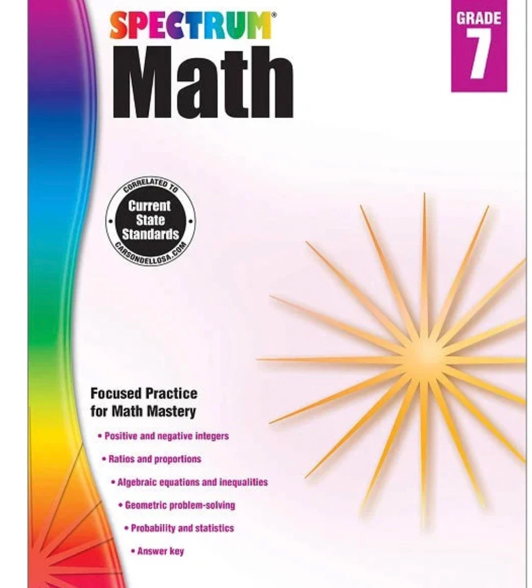 Spectrum Grade 7 Math Workbook