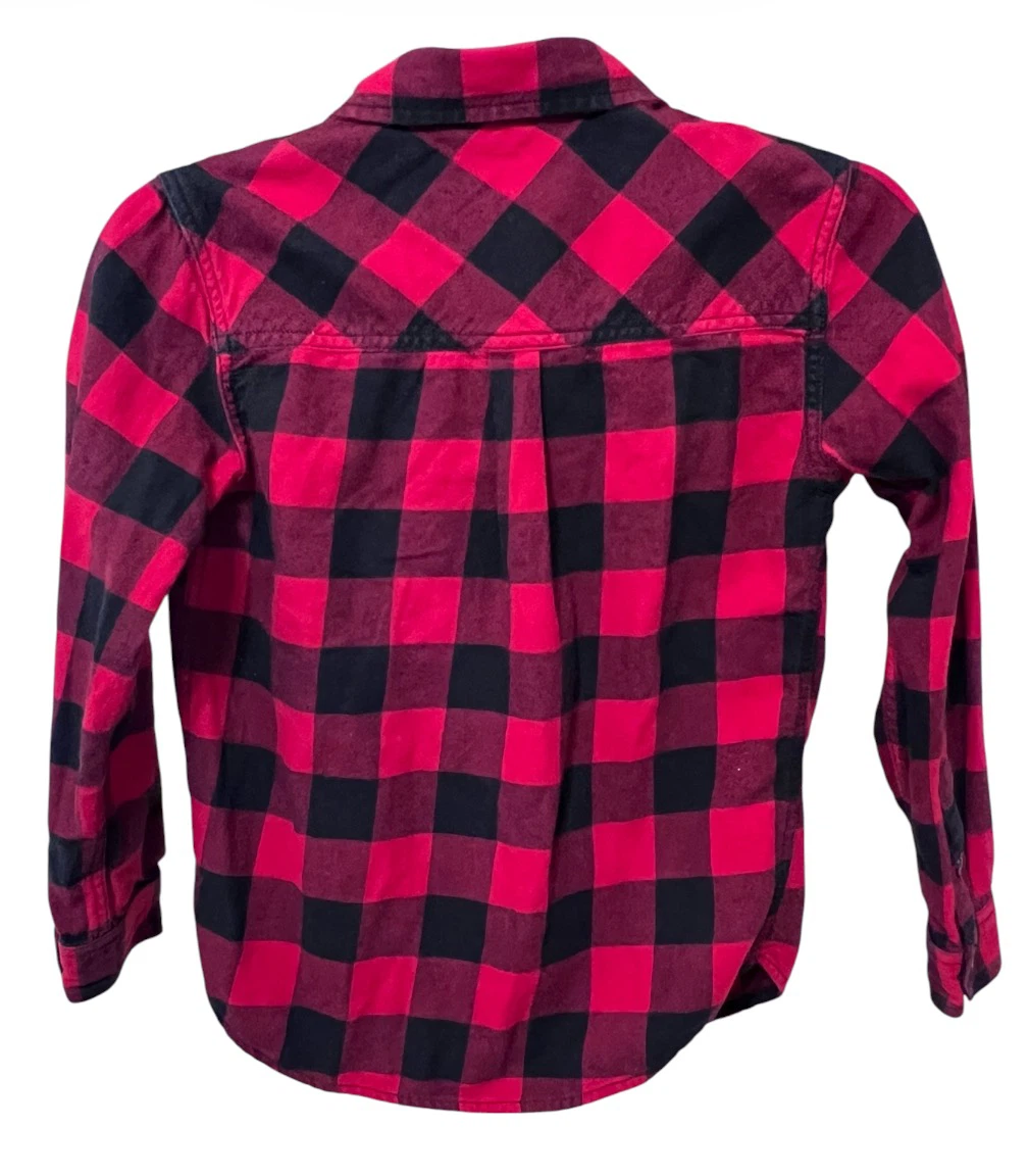 Roots Kids Plaid Button-Up Shirt – Size Medium (7–8 Years) - photo 3