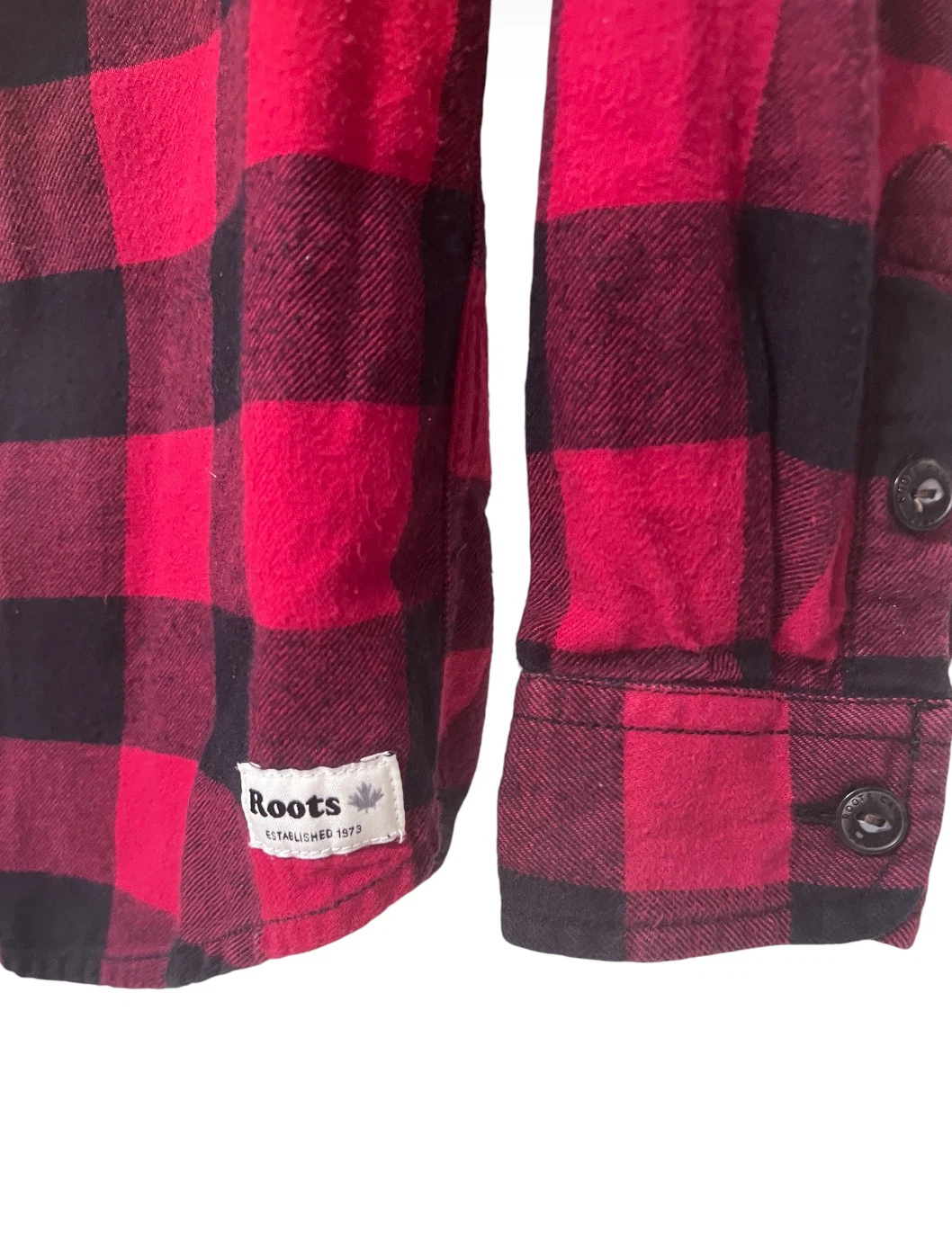 Roots Kids Plaid Button-Up Shirt – Size Medium (7–8 Years) - photo 4