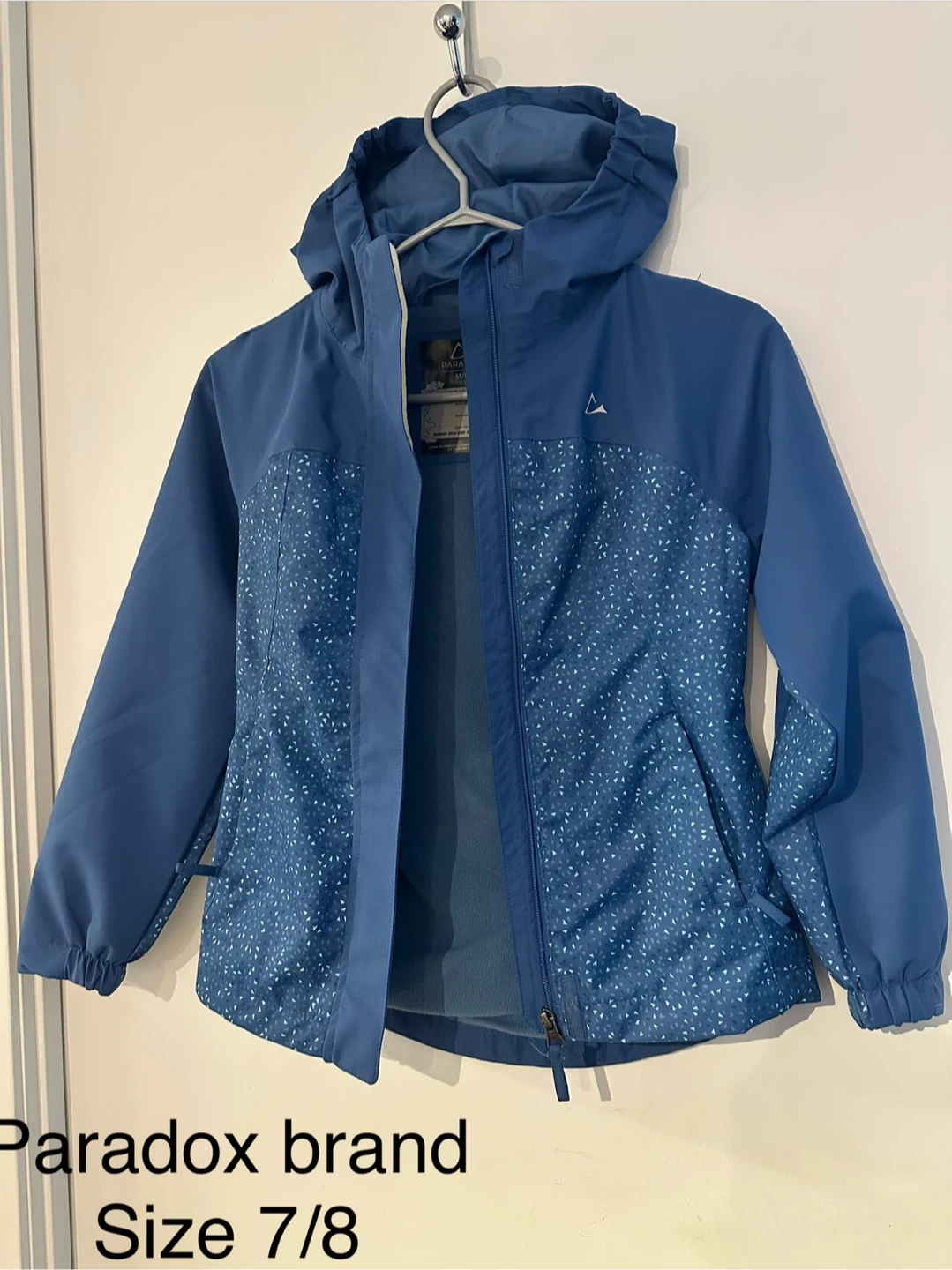 Paradox Kids Jacket - Blue Size 7/8