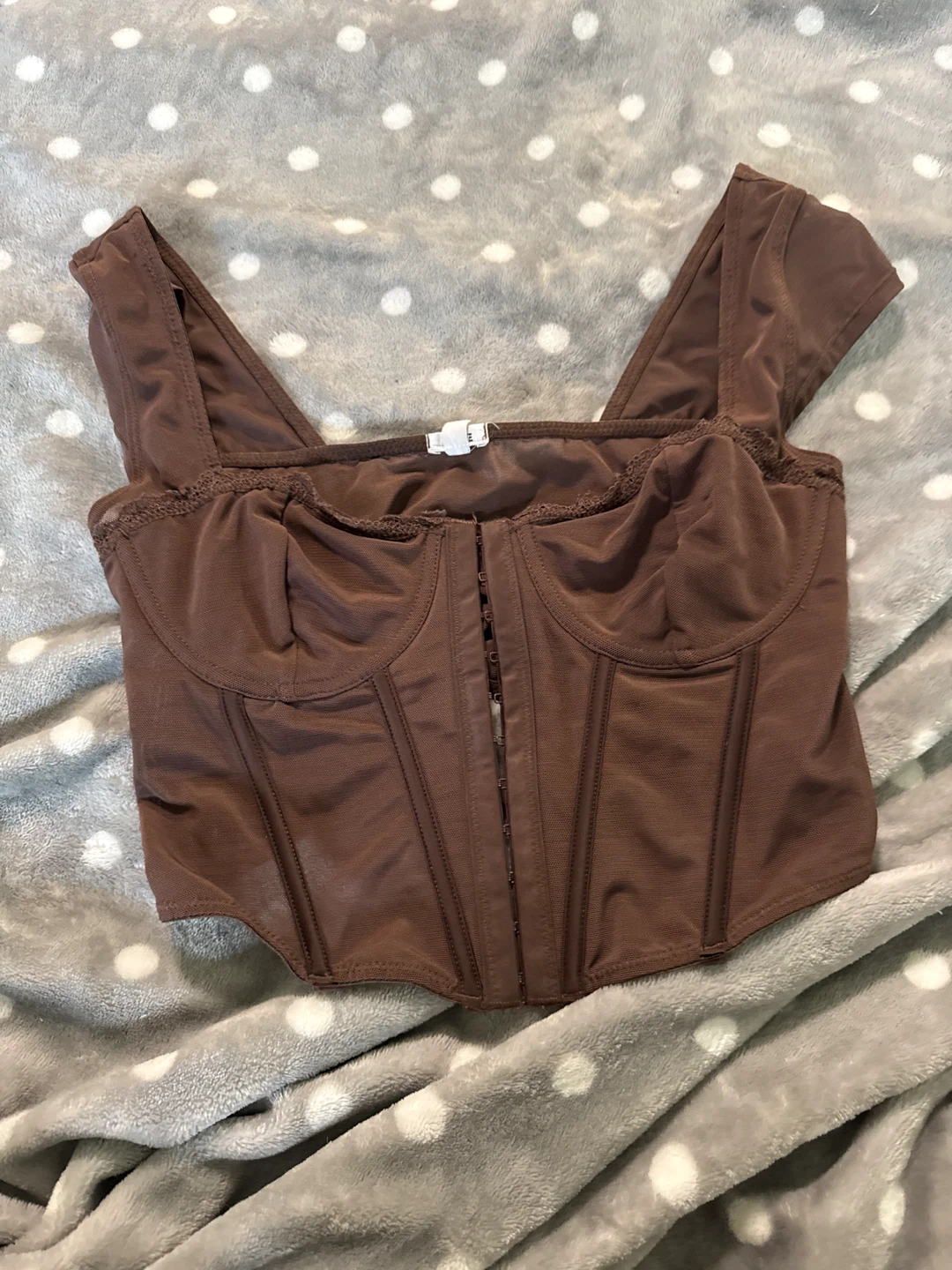 Brown Corset Top
