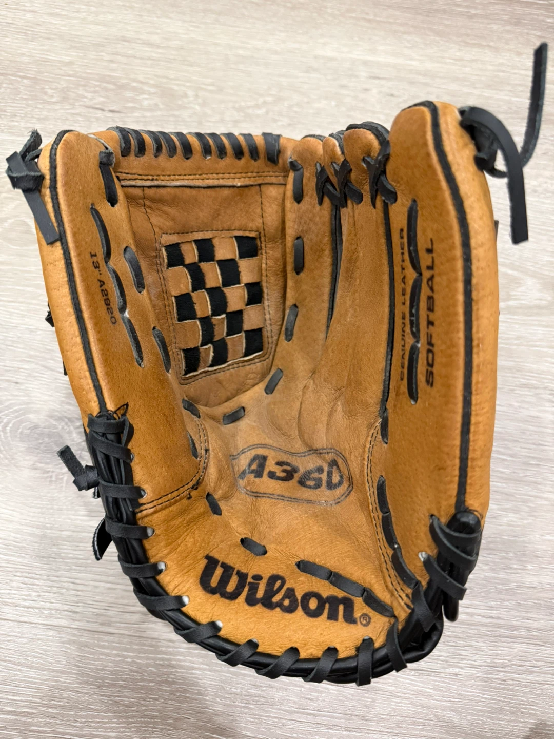 Left hand Wilson A360 Softball Glove 13"