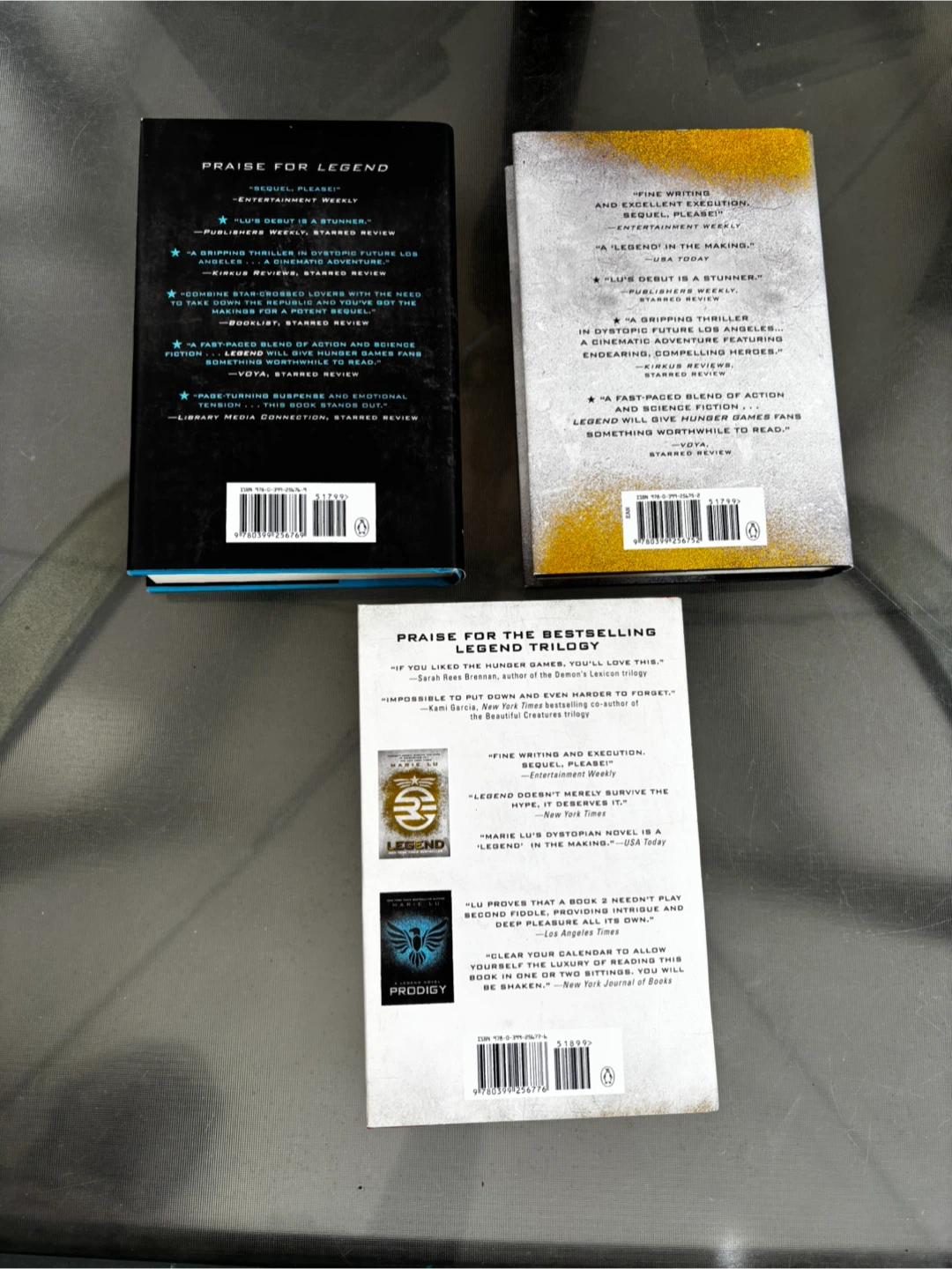Legend Trilogy by Marie Lu - Hardcover - photo 2