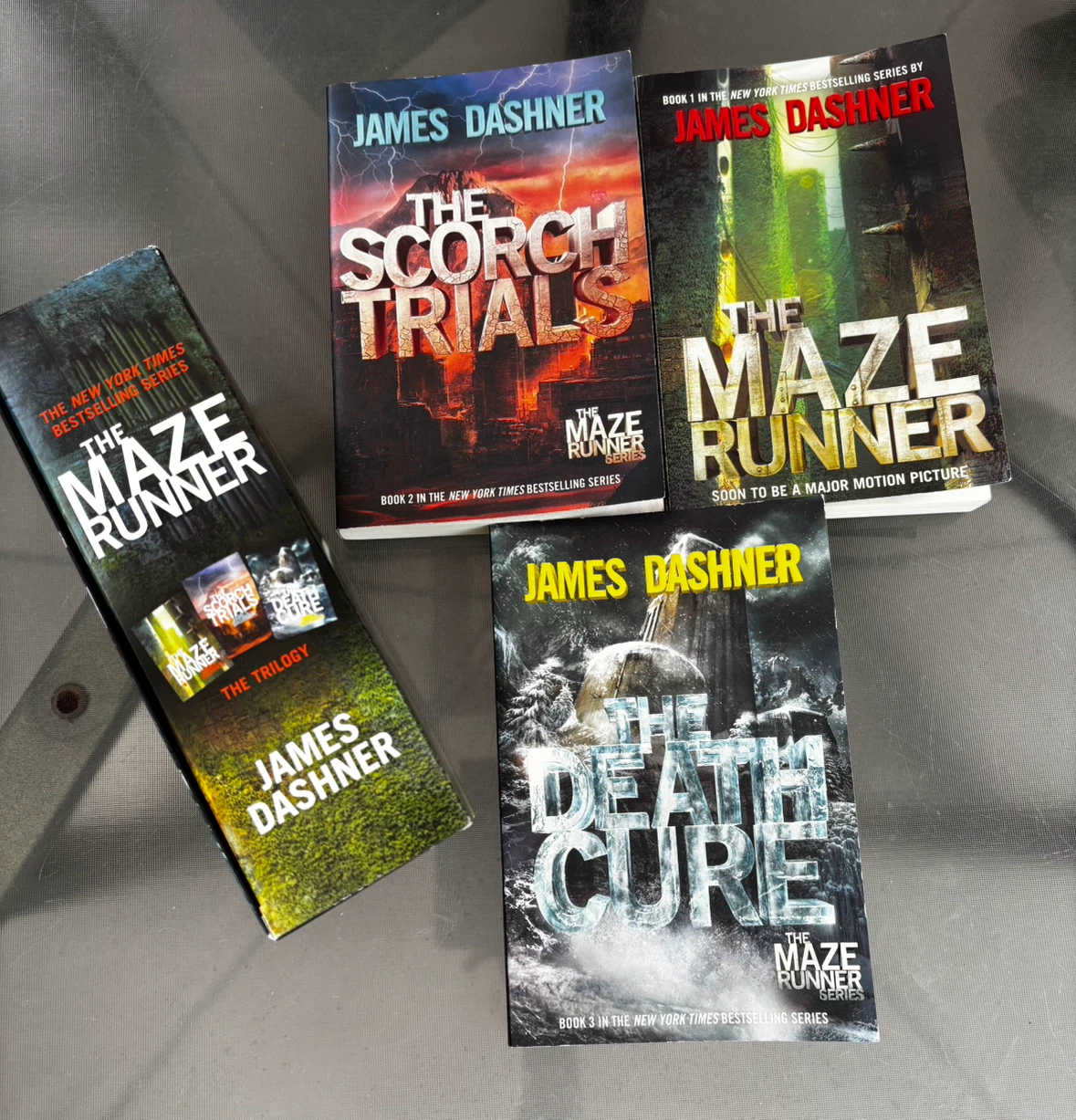 James Dashner's The Maze Runner series - paperback