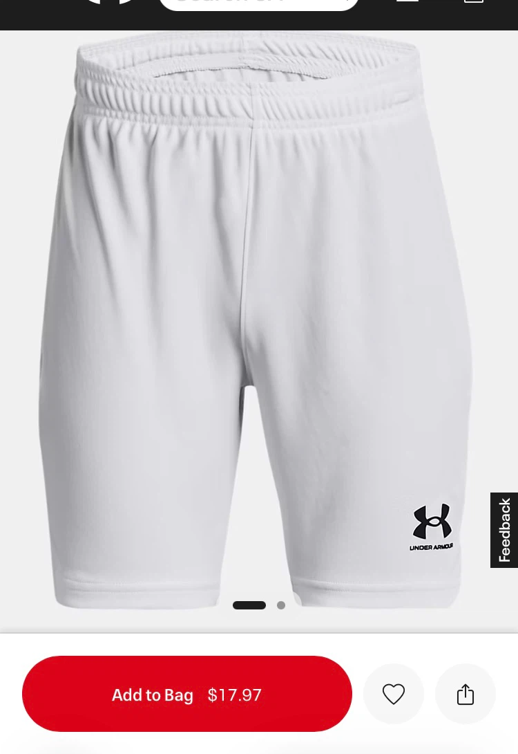 Under Armour UA Challenger Core Boys' Shorts