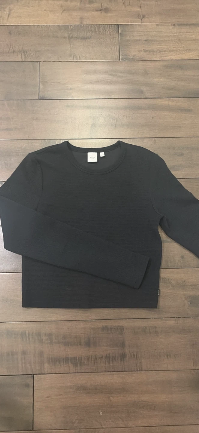 TNA Black Long Sleeve Top