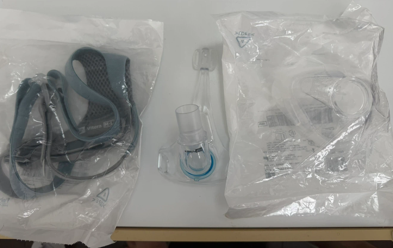 F&P Vitera Full Face CPAP Mask Fit Pack - photo 3