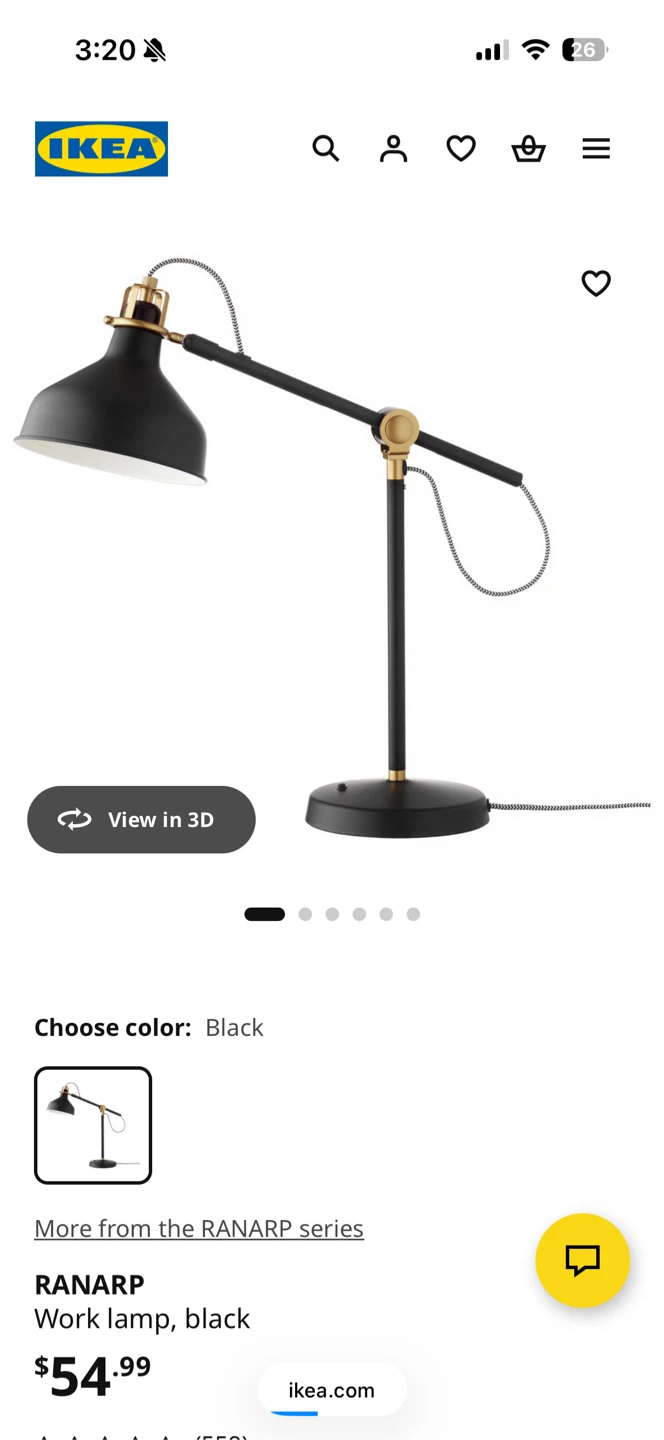 IKEA RANARP Work Lamp, Brand New - photo 3