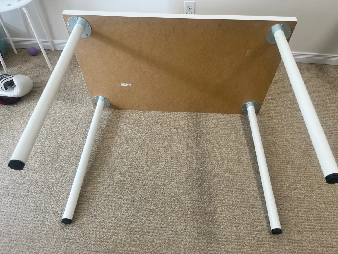 Ikea White Dining Table - photo 3