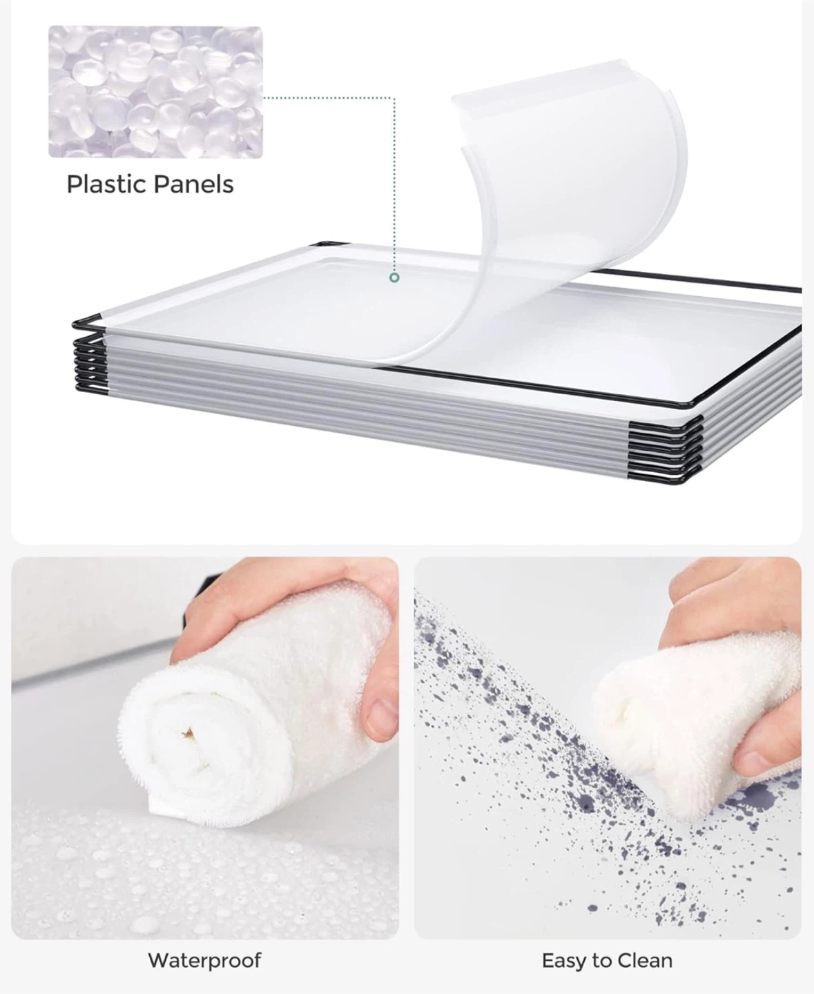 White Plastic Cube Storage Organizer - photo 4