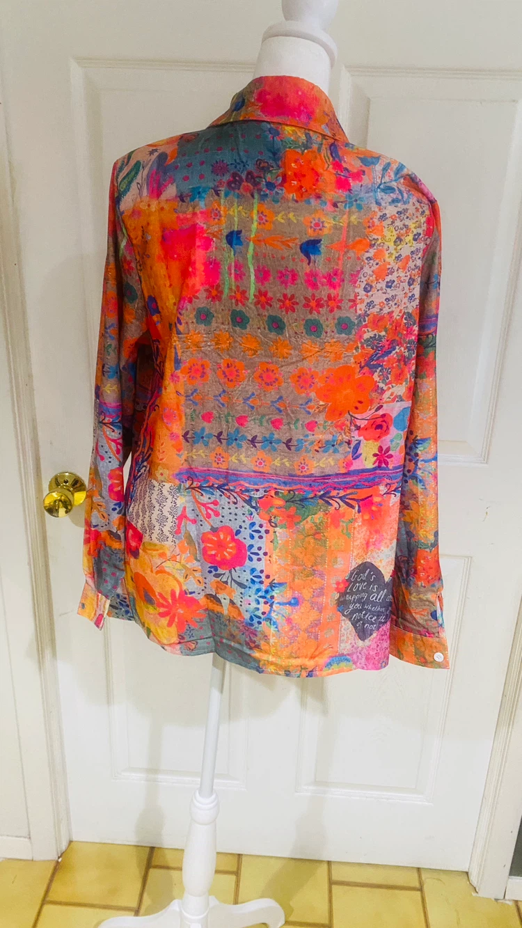 Ladies boho top size m - photo 2