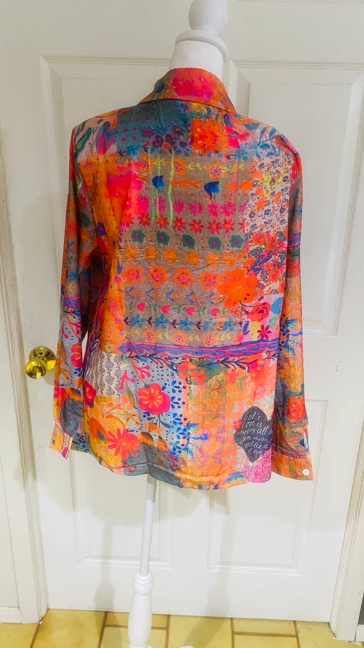 Ladies boho top size m - photo 5