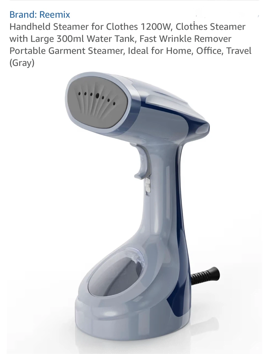Reemix Handheld Clothes Steamer 1200W