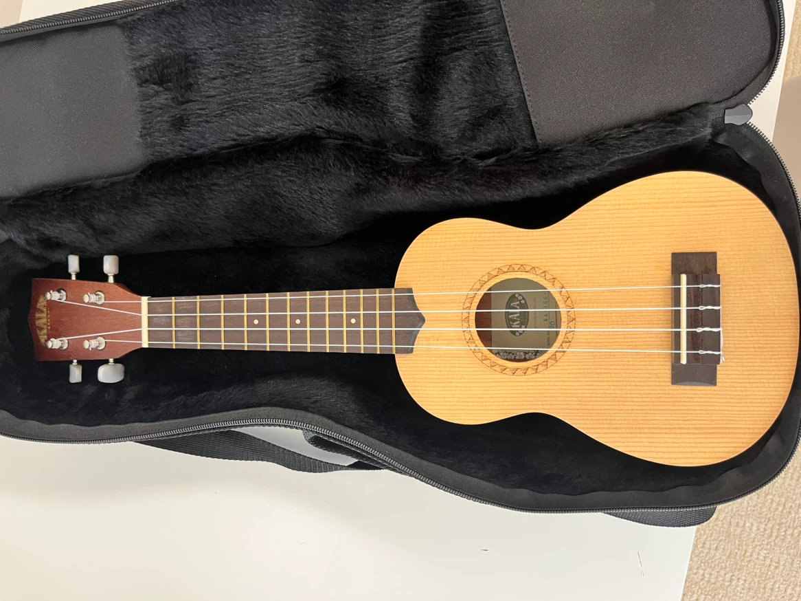 Kala KA-15S Ukulele with Levy's case