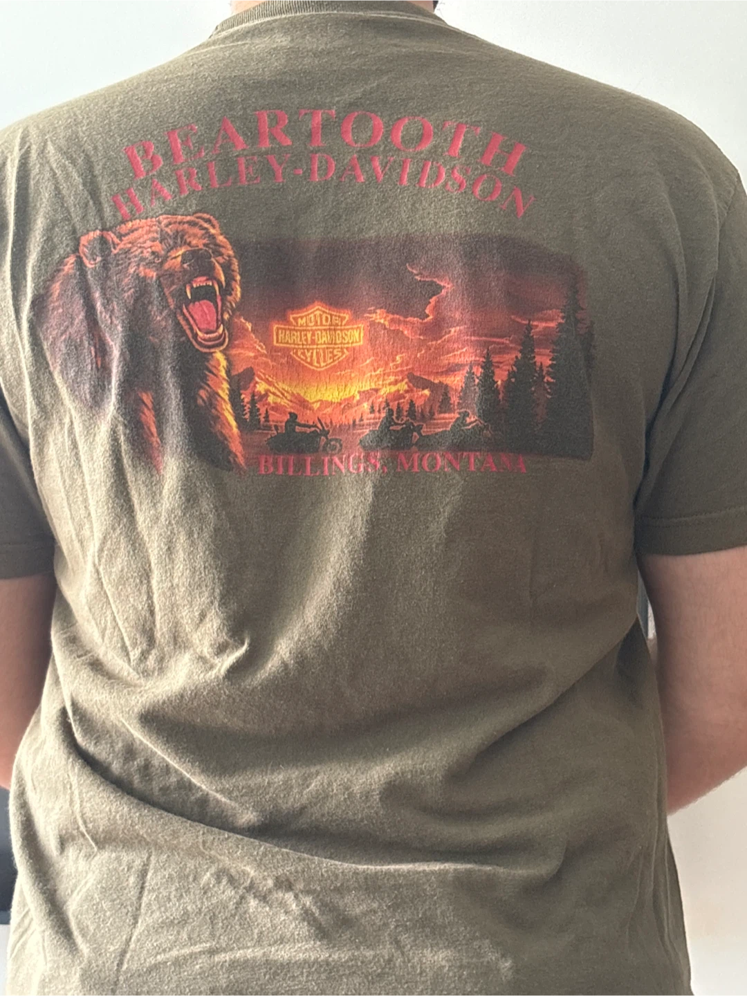 Vintage Harley-Davidson Motorcycles T-Shirt - photo 3