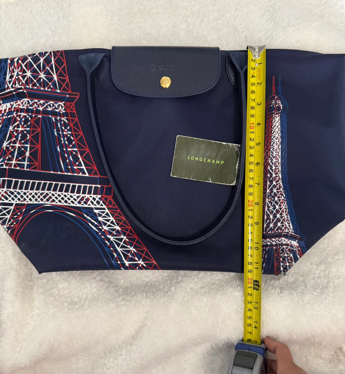 Authentic Longchamp Le Pliage Large Eiffel Tower Limited Edition