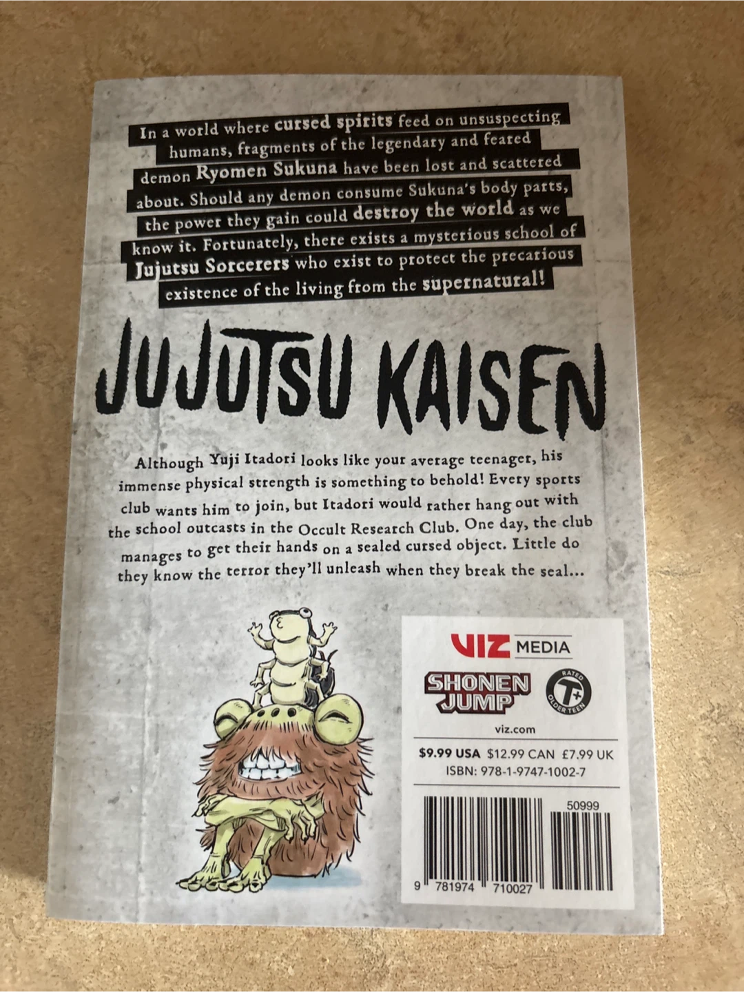 Jujutsu Kaisen manga, Vol. 1 by Gege Akutami - photo 3
