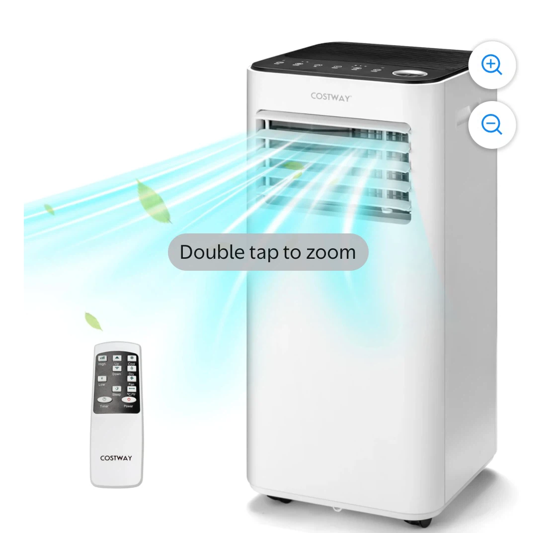 COSTWAY Portable Air Conditioner with Remote