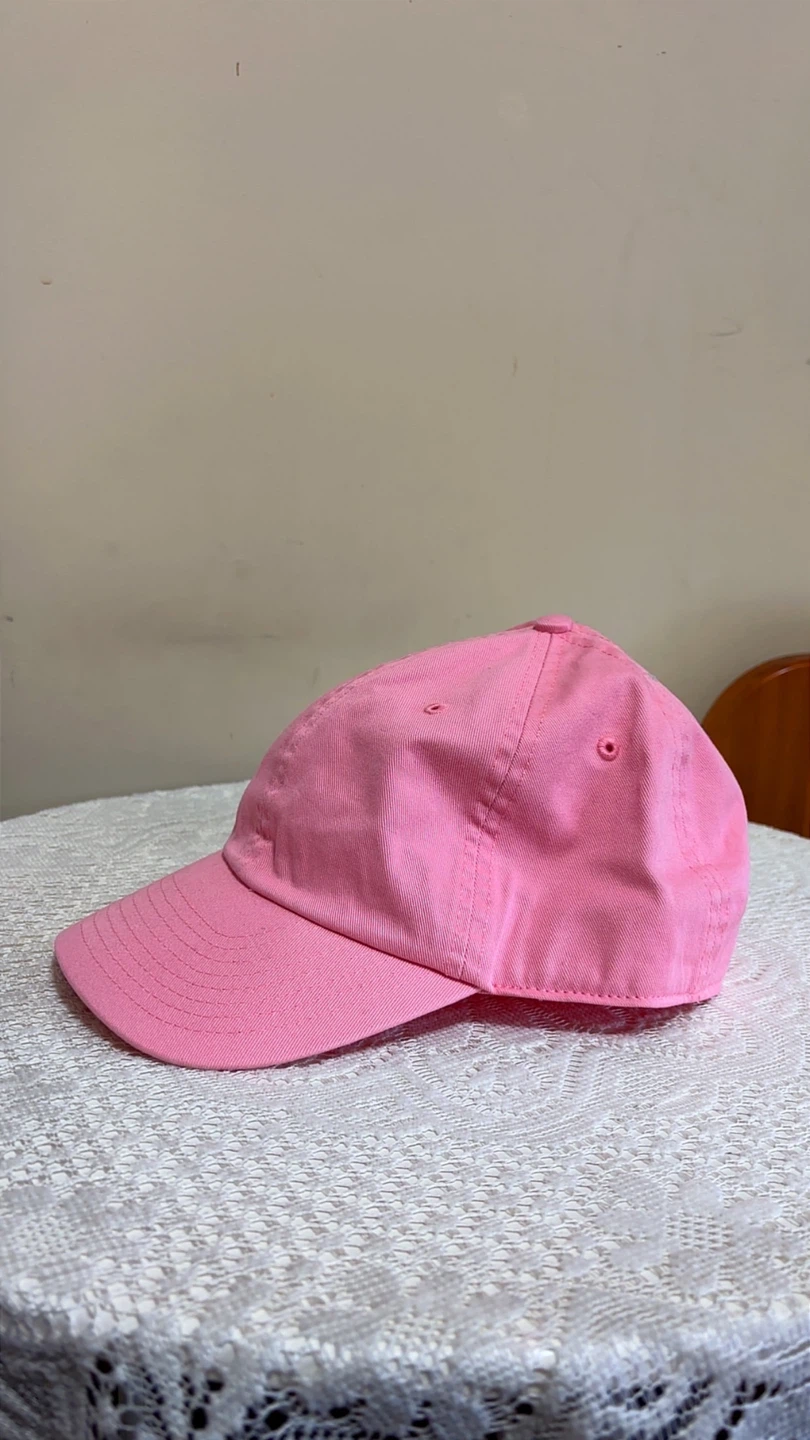 Pink baseball cap