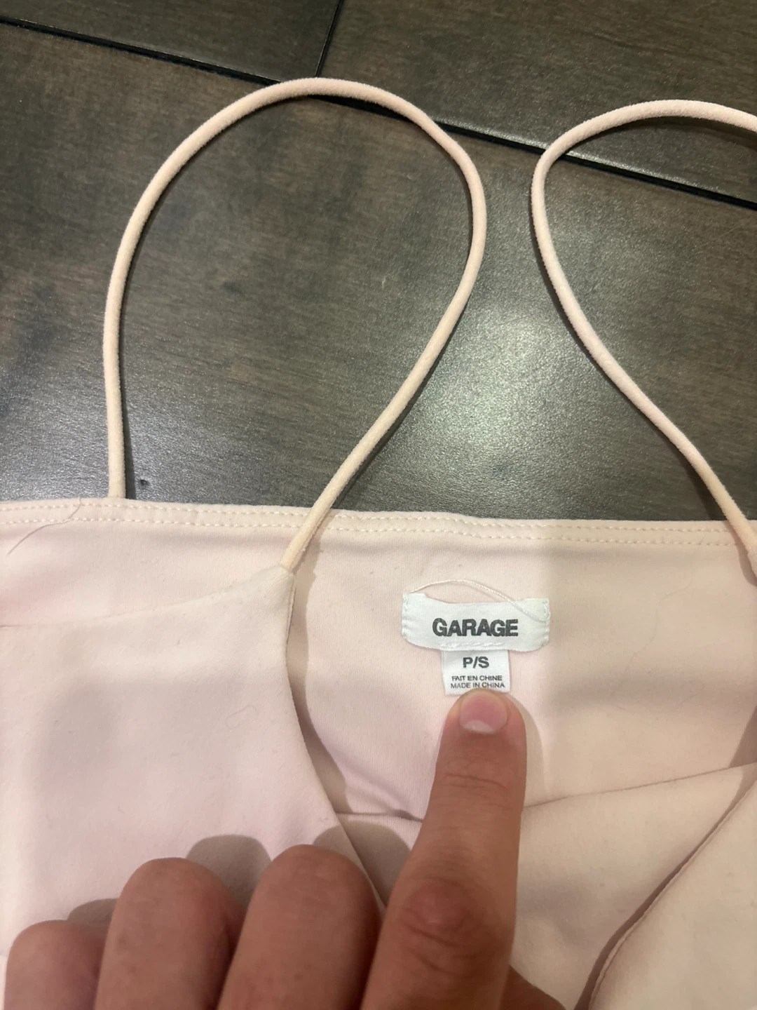 Garage Spaghetti Strap Crop Top P/S - photo 2