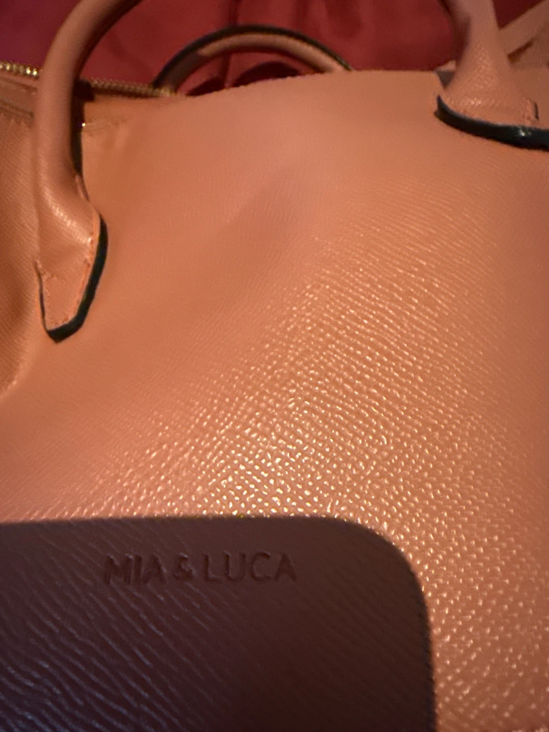 Mia & Luca Pink Satchel Handbag