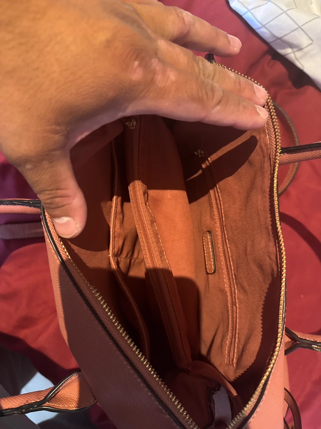 Mia & Luca Pink Satchel Handbag - photo 3
