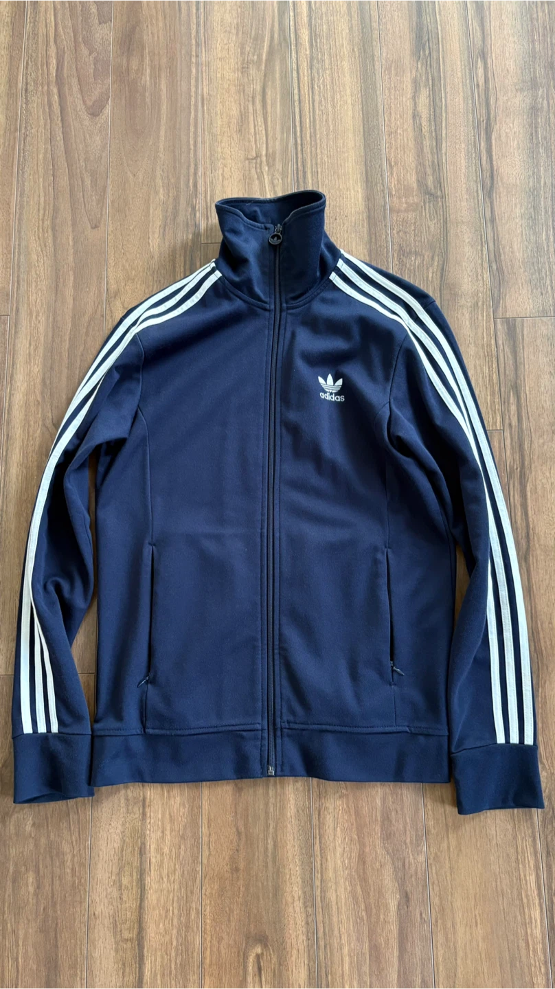 Adidas Track Jacket - Navy Blue