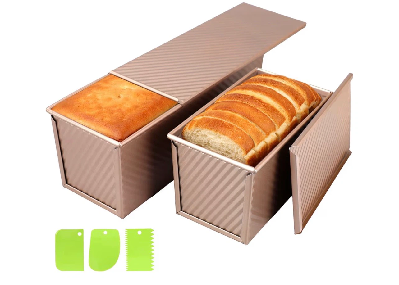 Sett of 2 Loaf Pans, one with lid - photo 2